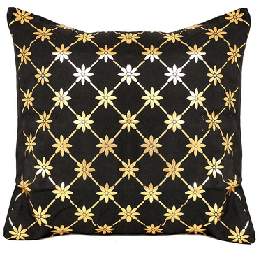 Gold top pattern cushion