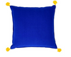 Plain Cushion Cover With Tassel