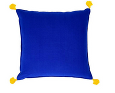 Plain Cushion Cover With Tassel