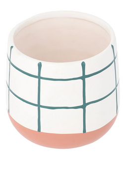 Pink and White Vase