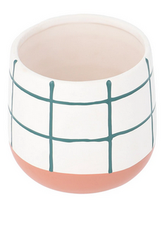 Pink and White Vase
