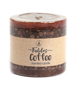 Pillar Candle Round Coffee (2x2)