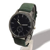 New Roman Watches For Mens Cost Black Dial with Green Belt | 24HOURS.PK