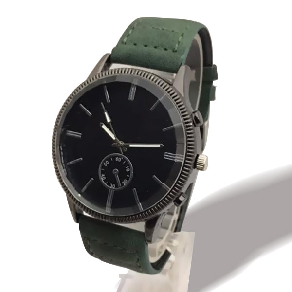 New Roman Watches For Mens Cost Black Dial with Green Belt | 24HOURS.PK
