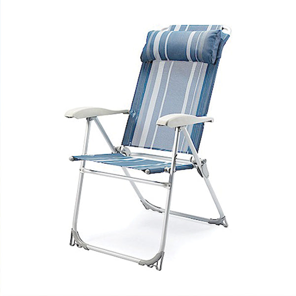 Pro Camp High Back Stripe Chair PRO000045 | 24HOURS.PK