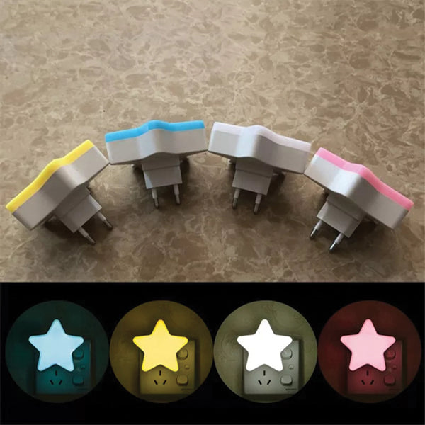 Star LED Sensor Kids Night Lamp Baby Sleeping Bed Light | 24hours.pk