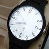 New Simple White & Black Wrist Watch For Womens | 24hours.pk