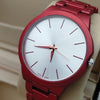 New Simple Red & White Wrist Watch For Womens | 24hours.pk