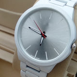 New Simple White Wrist Watch For Womens | 24hours.pk