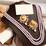 Latest Light Multicolors Pearls Necklace For Womens Set | 24HOURS.PK