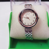 Latest FT Wrist Watch For Women Silver & White | 24HOURS.PK