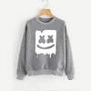 Marshmallow Style 2 Printed Sweatshirt For - Unisex Grey | 24hours.pk