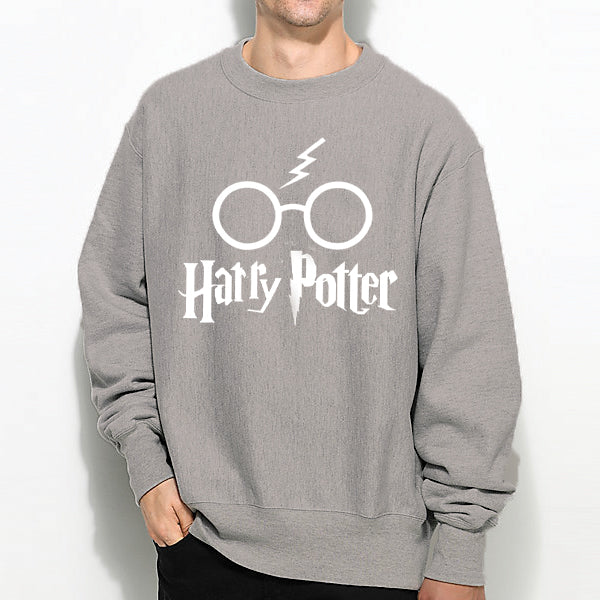 Harry Potter Printed Winter Sweatshirt - Grey | 24hours.pk
