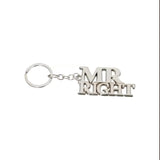 Pack of 2 Glorious Keychain MR RIGHT & MRS ALWAYS RIGHT Best Keychain For Valentines Day | 24hours.pk