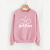 Harry Potter Printed Winter Sweatshirt - Pink | 24hours.pk