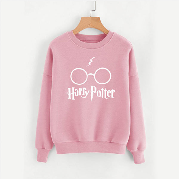 Harry Potter Printed Winter Sweatshirt - Pink | 24hours.pk