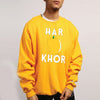 Har Aam Khor Grey Printed Round Neck Cotton Fleece Winter Sweatshirt for Men | 24hours.pk