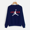 Jordan Printed Winter Unisex Sweatshirt Blue | 24HOURS.PK