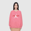 Jordan Printed Winter Unisex Sweatshirt Pink | 24hours.pk