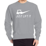 Just Lift It printed Winter Sweatshirt Grey | 24HOURS.PK