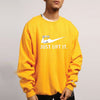 Just Lift It printed Winter Sweatshirt Yellow | 24HOURS.PK