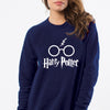 Harry Potter Printed Winter Sweatshirt - Blue | 24hours.pk