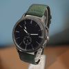 New Roman Watches For Mens Cost Black Dial with Green Belt | 24HOURS.PK