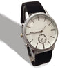 New Roman Watches For Mens Cost White Dial with Black Belt | 24HOURS.PK