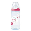 Tigex 300 ML Silicone teat Plastic Feeding Bottle Pink | 24HOURS.PK