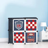 Foldable Wardrobe Clothes Organizer with Doors 4 Cube | 24HOURS.PK