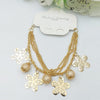Latest Design Double Chain With Flower Design Bracelet For Girls And Women | 24HOURS.PK