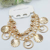 Creative Design Chains Gold Bracelet For Girls And Women | 24hours.pk