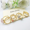 Latest Style Rings Set Multicolors & Random Design Stones | 24HOURS.PK