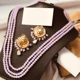Latest Light Multicolors Pearls Necklace For Womens Set | 24HOURS.PK