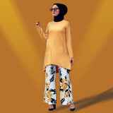Simple Design Yellow Kurti For Womens | 24hours.pk