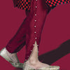 Tulip Cotton Silk With Pearls Shalwar For Her Hot Pink Color | 24hours.pk