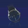 Latest Wrist Watch For Mens Blue Dial and Black Belt | 24hours.pk