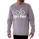 Harry Potter Printed Winter Sweatshirt - Grey | 24hours.pk