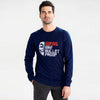 Ideas are Bullet Proof Sweatshirt For Unisex Blue | 24hours.pk
