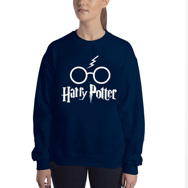 Harry Potter Printed Winter Sweatshirt - Blue | 24hours.pk