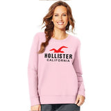 Holister California Winter Sweatshirt For Unisex Pink | 24hours.pk