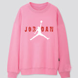 Jordan Printed Winter Unisex Sweatshirt Pink | 24hours.pk