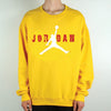 Jordan Printed Winter Unisex Sweatshirt Yellow | 24HOURS.PK