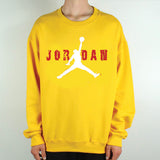 Jordan Printed Winter Unisex Sweatshirt Yellow | 24HOURS.PK