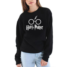 Harry Potter Printed Winter Sweatshirt - Black | 24hours.pk