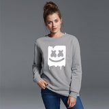 Marshmallow Style 2 Printed Sweatshirt For - Unisex Grey | 24hours.pk