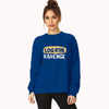 Log Kya Kahenge Printed Winter Sweatshirt Blue For Unisex | 24hours.pk