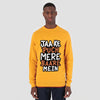 Jaa Ke Puch Mere Baare Mein Sweatshirt Yellow For Unisex | 24hours.pk