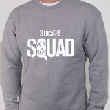 Suicide Squad Winter Sweatshirt For Unisex - Grey | 24hours.pk