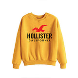 Holister California Winter Sweatshirt For Unisex Yellow | 24hours.pk